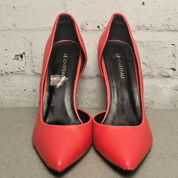 le Chateau Elegant Red High Heels - Picture 4 of 6